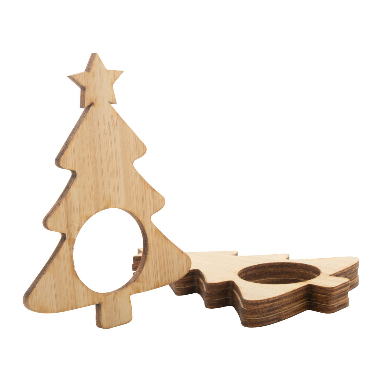 Julmiddag set de ronds de serviette