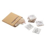 Vue 2 de Coloxmor jeu de memory coloriage Noël