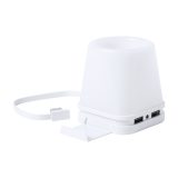 Vue 2 de Lumeo pot à crayons avec usb hub