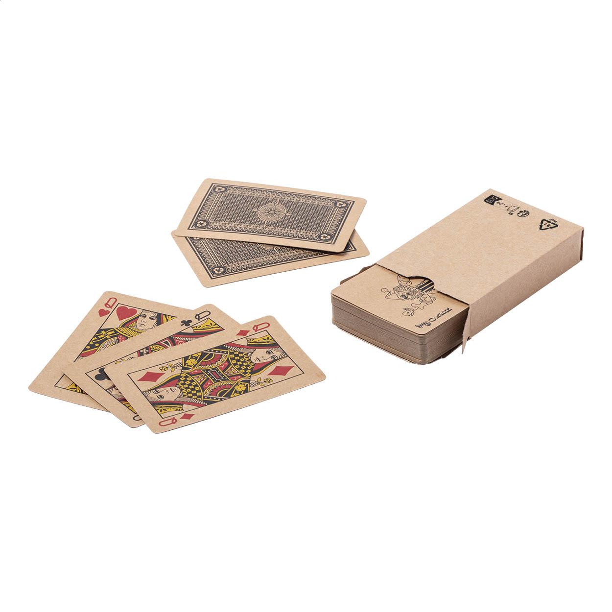Pacca Cartes à jouer en papier recyclé