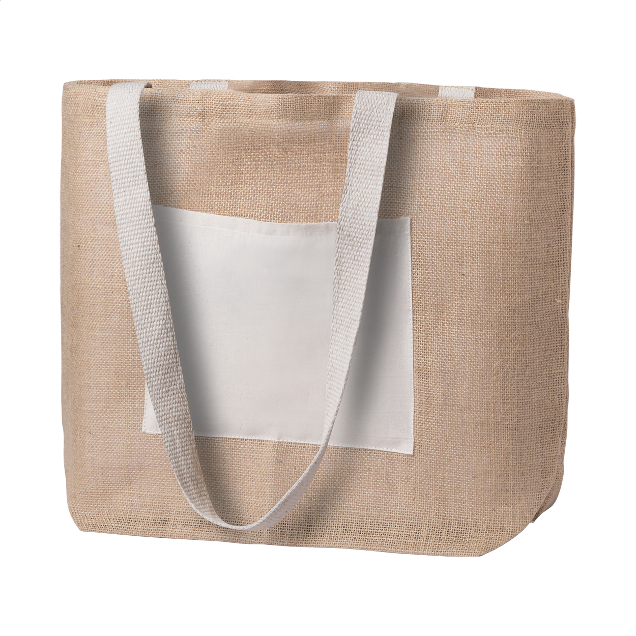 Argent sac de plage ou sac à provisions