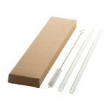 Vue 3 de GlasSip set de pailles en verre