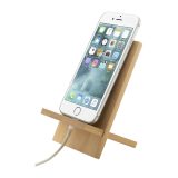 Vue 3 de Gibba support pour téléphone en bambou