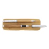 Vue 2 de Chimon parure stylos en bambou