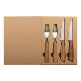 Vue 2 de Tomahawk Set de couverts viande