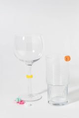 Vue 4 de Cupperty Set bagues de verres