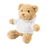 Vue 1 de Hobear Ours en peluche en RPET avec sweat à capuche