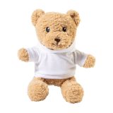 Vue 2 de Hobear Ours en peluche en RPET avec sweat à capuche