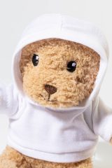 Vue 5 de Hobear Ours en peluche en RPET avec sweat à capuche