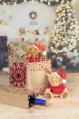 Vue 5 de Mjukren Renne en peluche RPET