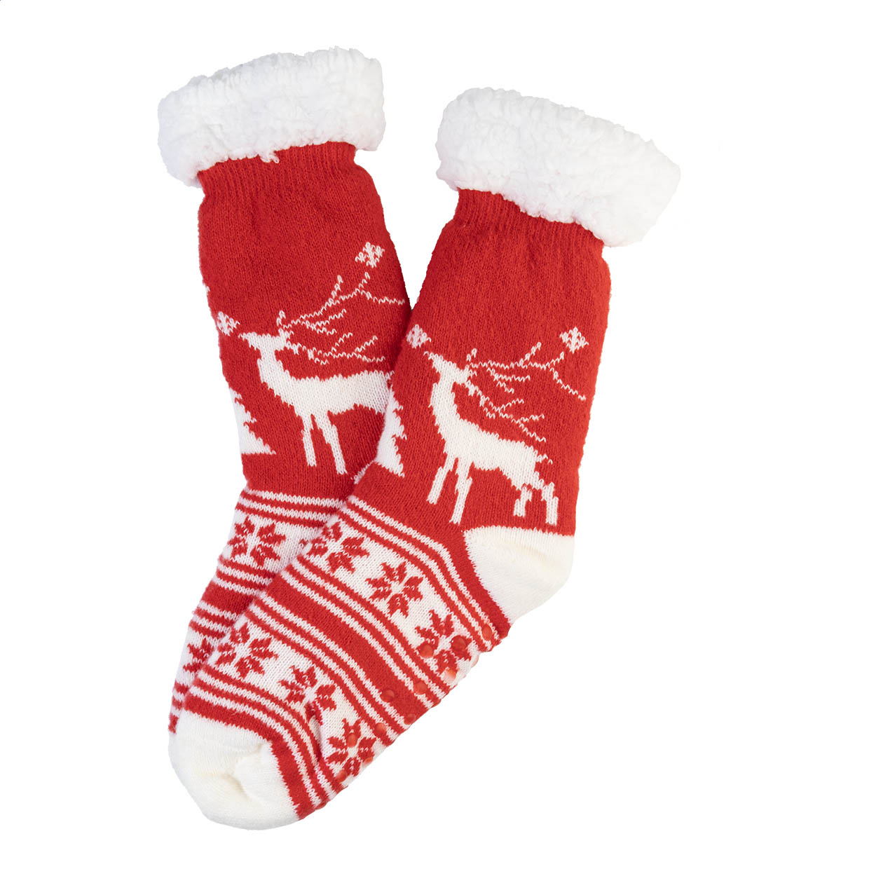 Norsokkar Chaussettes-pantoufles de Noël