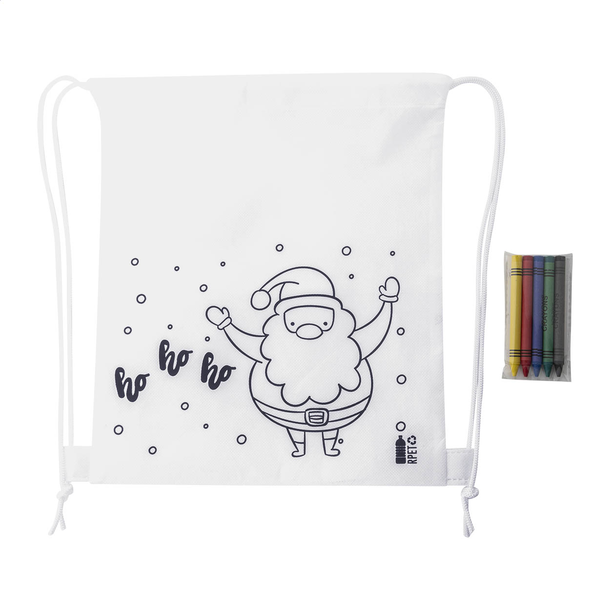 Julfar Bag B Sac piscine de Noël à colorier