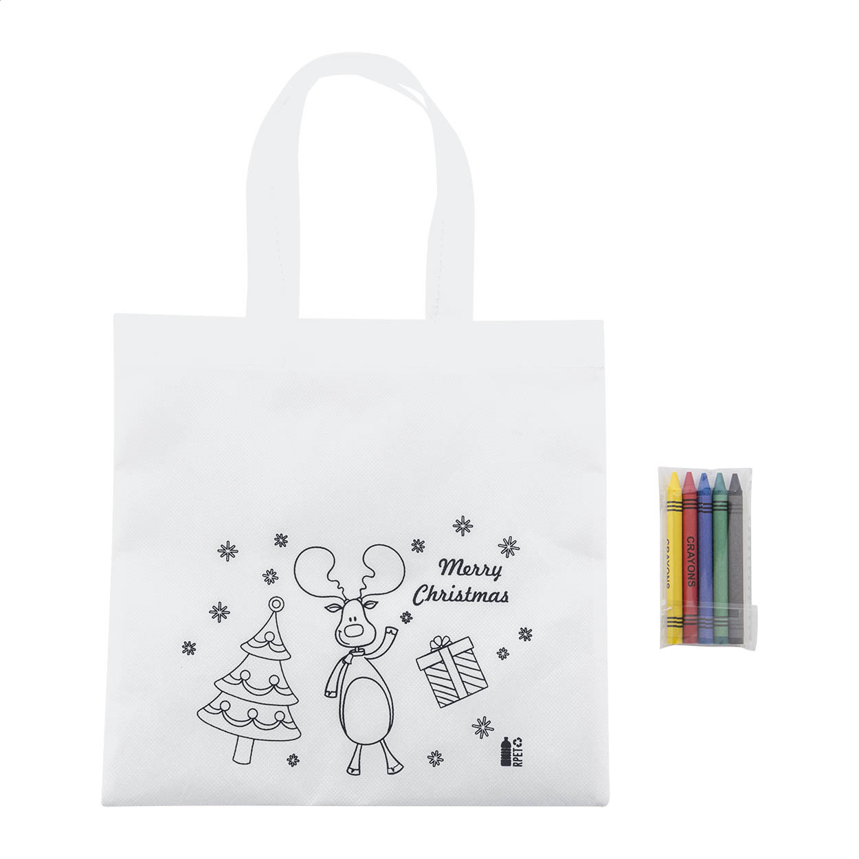 Julfar Shop Sac de Noël à colorier