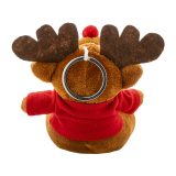 Vue 7 de Julren Porte-clés renne de Noël en peluche