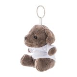 Vue 5 de DogFob porte-clés chien en peluche