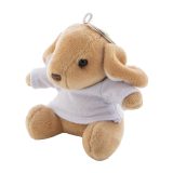 Vue 4 de BunnyFob porte-clés lapin en peluche