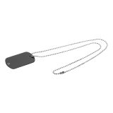 Vue 1 de Delta Collier avec plaque d'identification