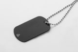Vue 3 de Delta Collier avec plaque d'identification
