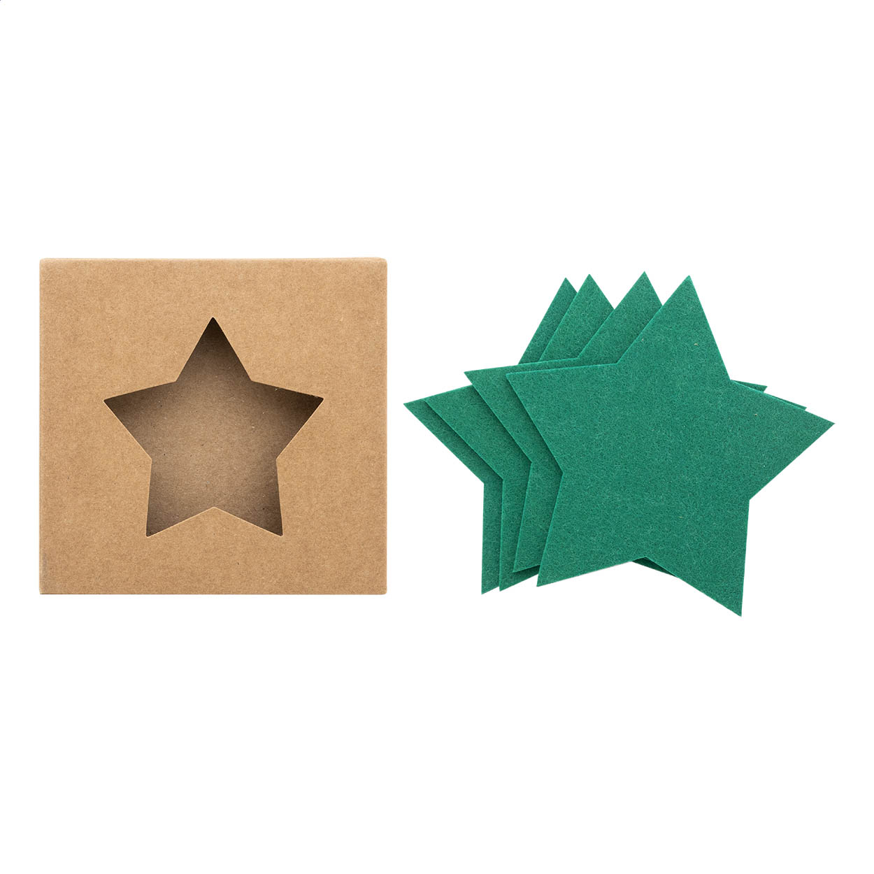 Vagnes Set de sous-verres de Noël en RPET