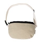 Vue 4 de Rekan Hip Sac banane en canvas recyclé