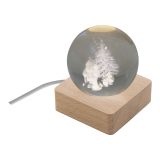 Vue 1 de Borealis Globe lumineux de Noël