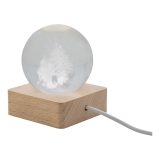 Vue 2 de Borealis Globe lumineux de Noël