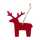 Vue 1 de Joulox Ornement de sapin de Noël RPET, flocon de neige