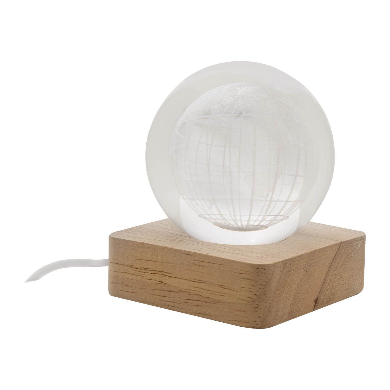 LumiGlobe Globe lumineux en verre
