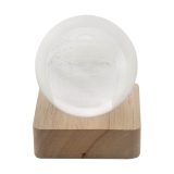Vue 2 de LumiGlobe Globe lumineux en verre
