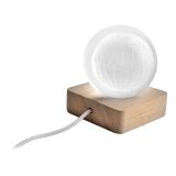 Vue 3 de LumiGlobe Globe lumineux en verre