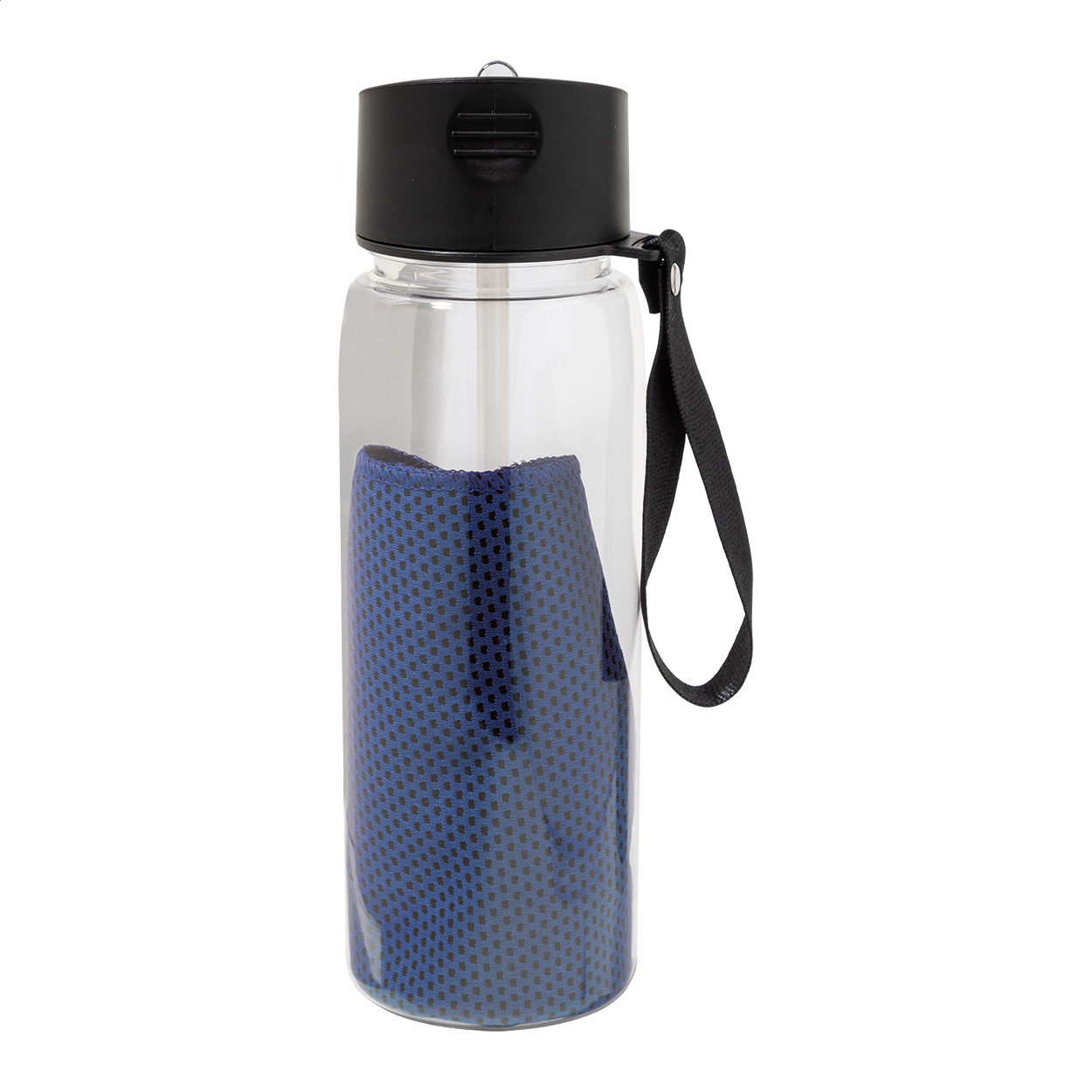 Fitmax Bouteille de sport en RPET avec serviette