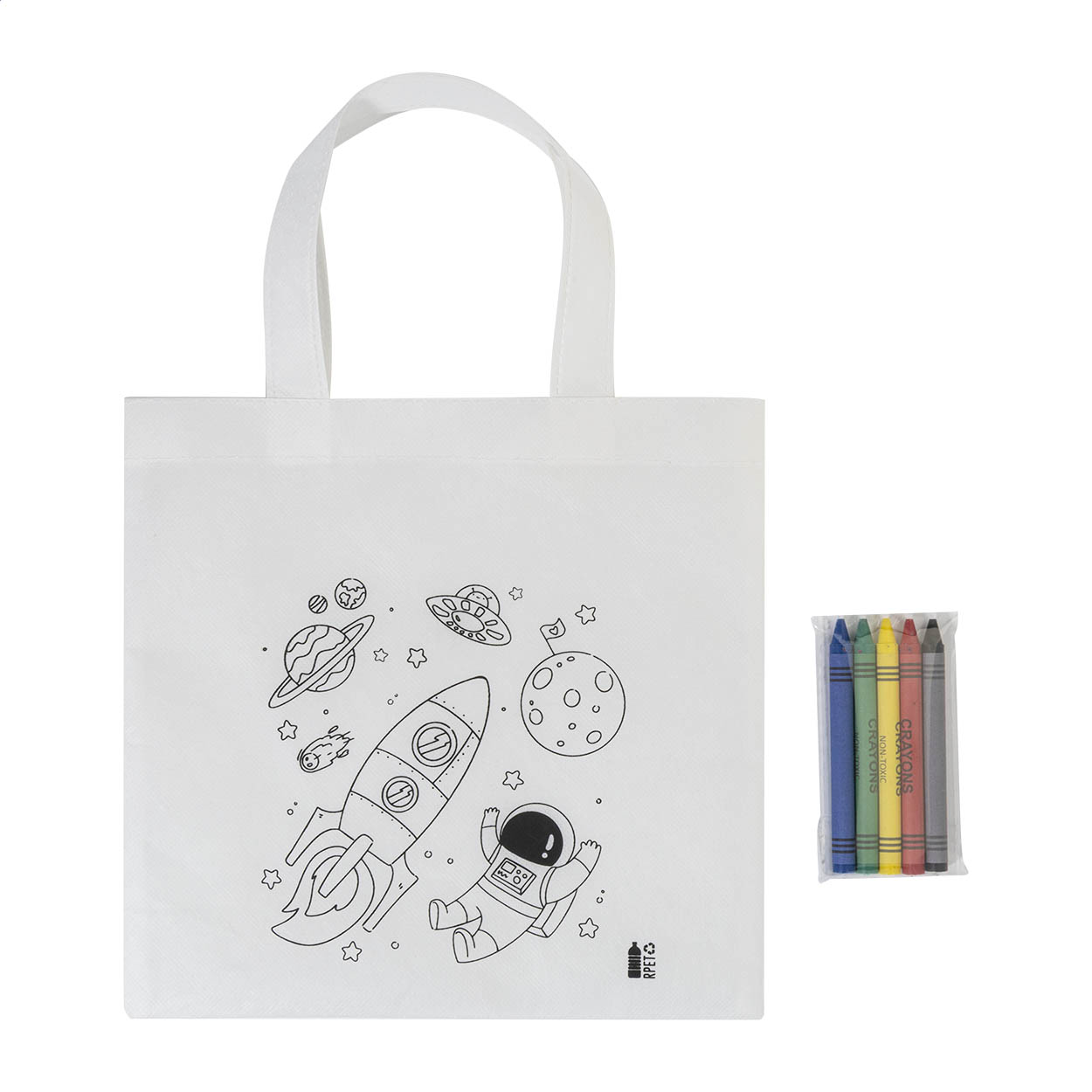 Spacolo Sac shopping à colorier en RPET