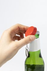 Vue 5 de Popcap Porte-clés décapsuleur en ABS