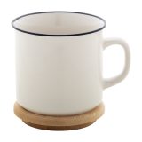 Vue 2 de Cybele mug en porcelaine