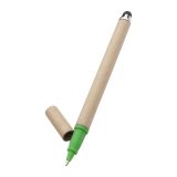 Vue 3 de EcoTouch stylet en carton recyclé et stylo à bille