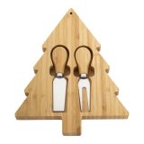 Vue 3 de Jarlsberg set Noël de couteaux à fromage