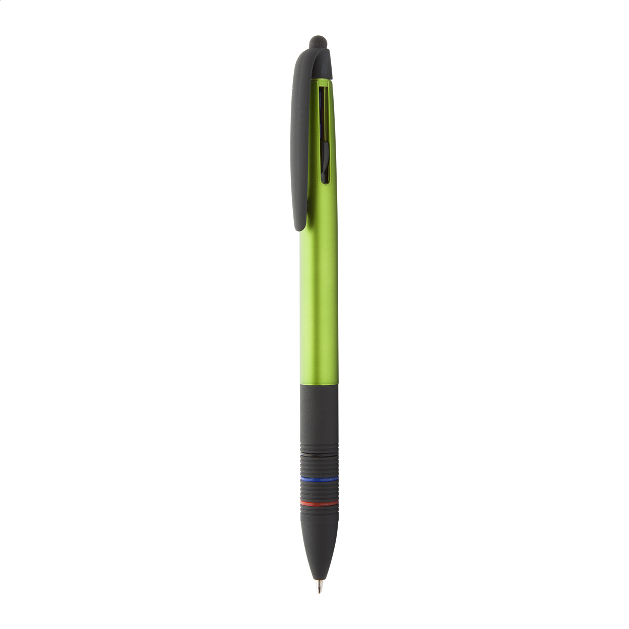 Trime stylo bille 3 couleurs stylet