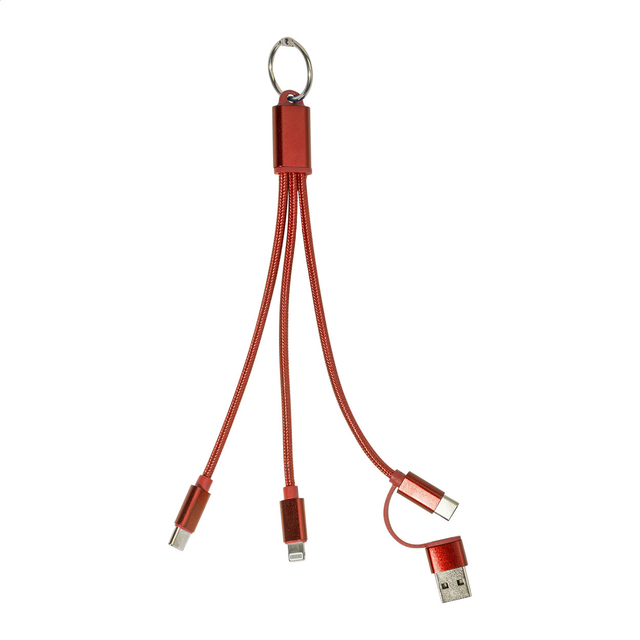 Rafob Porte-clés avec câble de charge USB