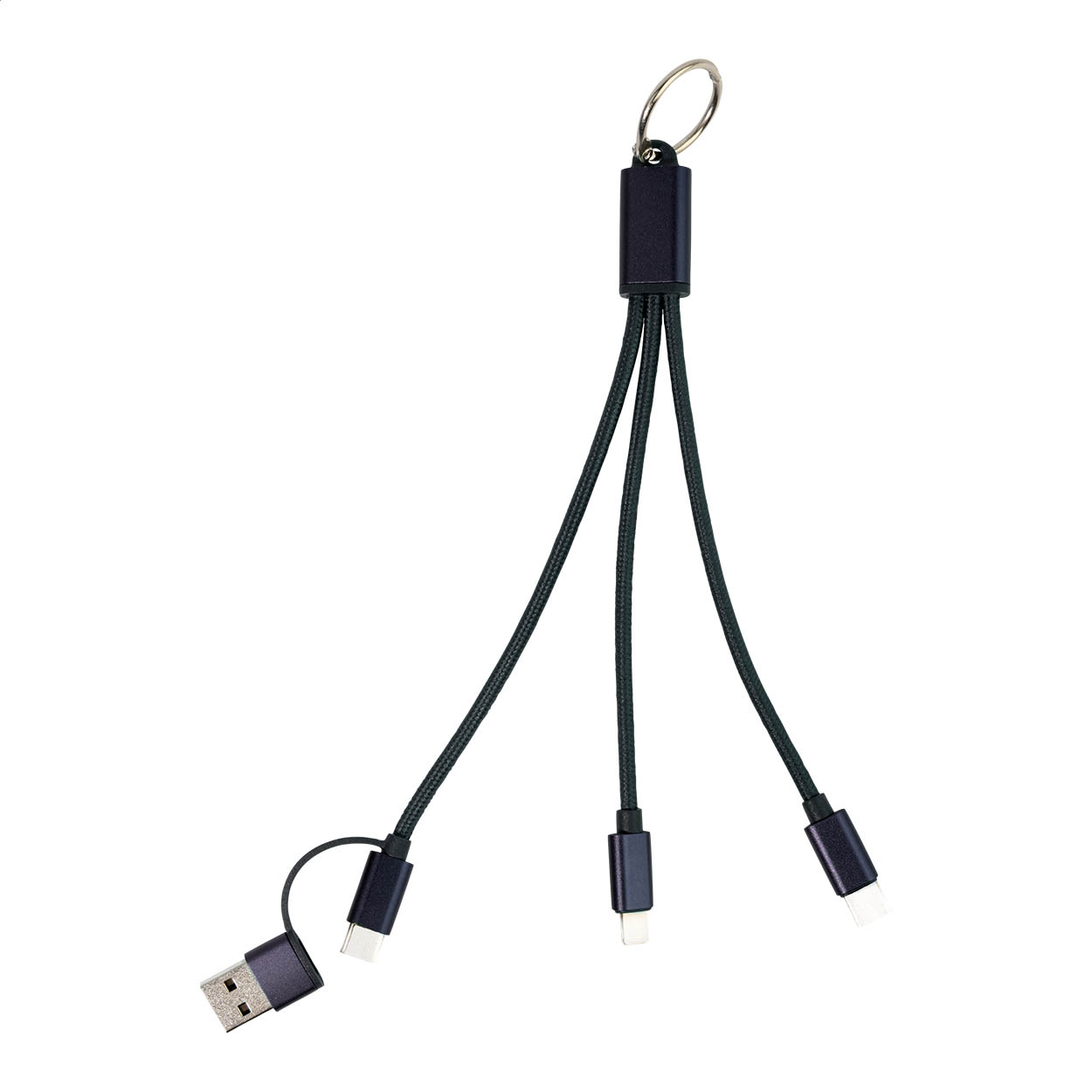 Rafob Porte-clés avec câble de charge USB