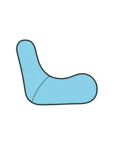 Vue 1 de Housse 100% personnalisée pour Air Sofa Airsofa 1Pv