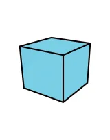 Vue 1 de Housse sublimation pour cube 48 cm Cub48V