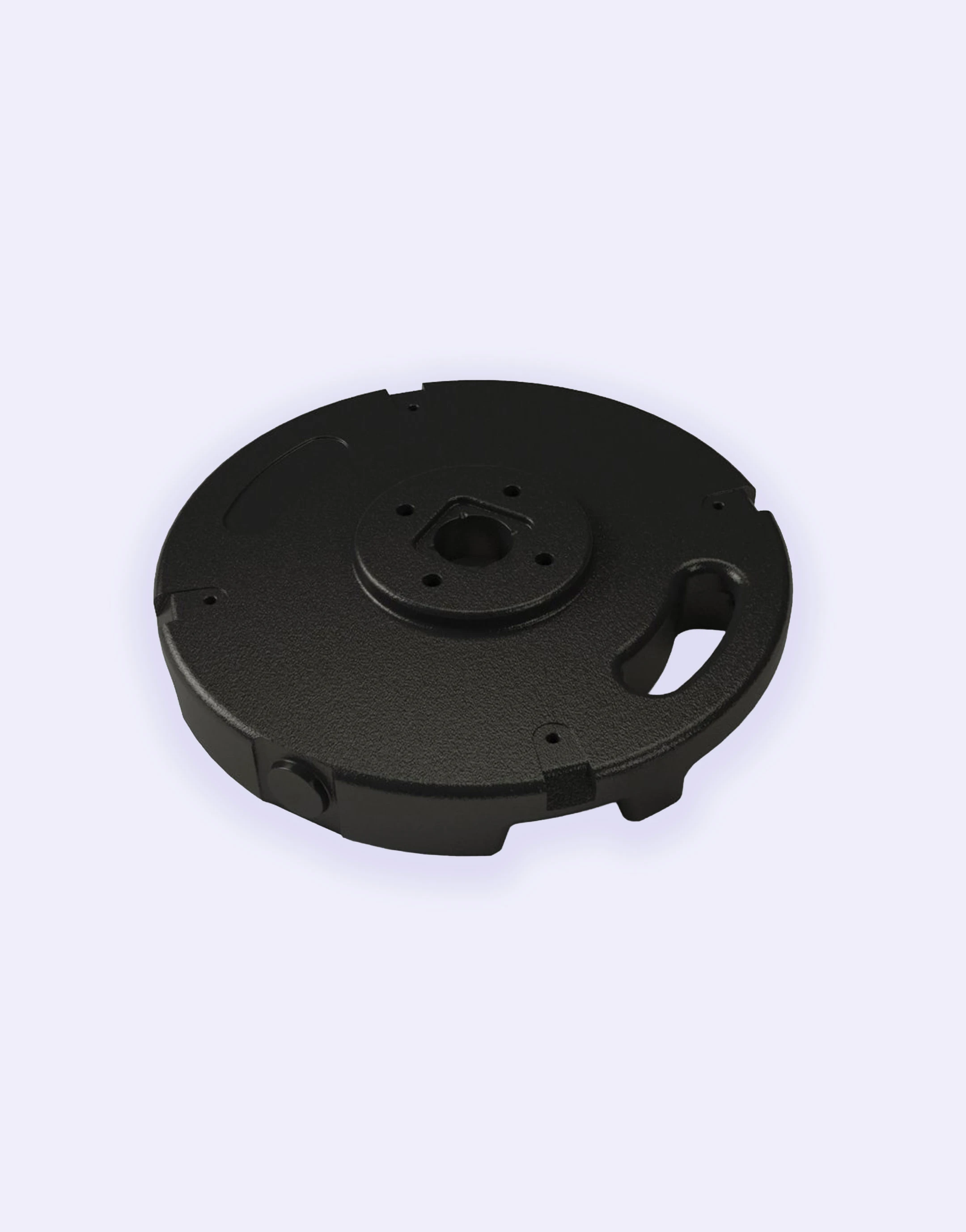 Socle PVC béton 10 Kg sans axe de rotat° Matp31
