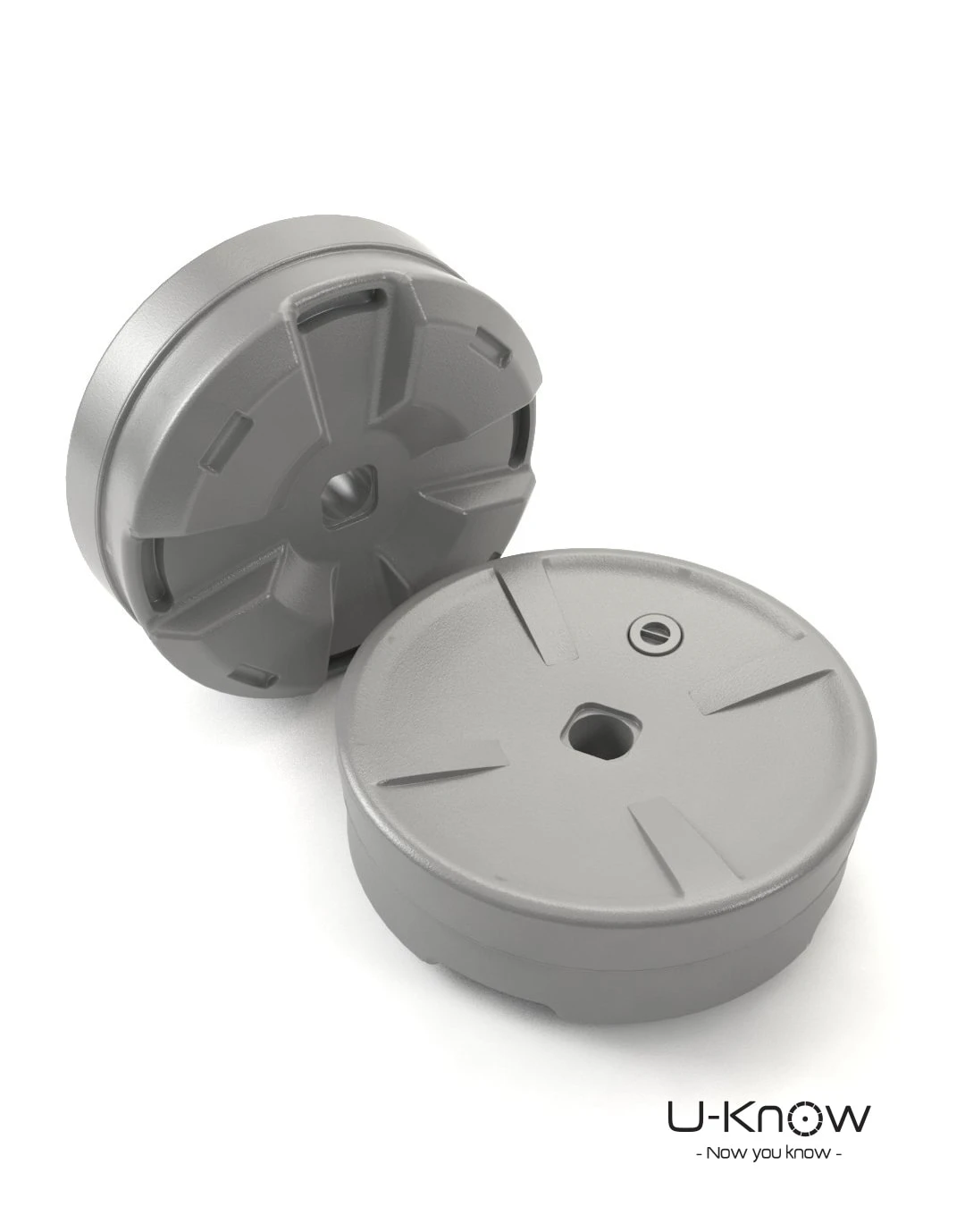 Socle à eau rond gris 15L Matp36