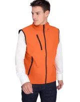 Vue 13 de Bodywarmer softshell unisexe 2 couches Monteviso