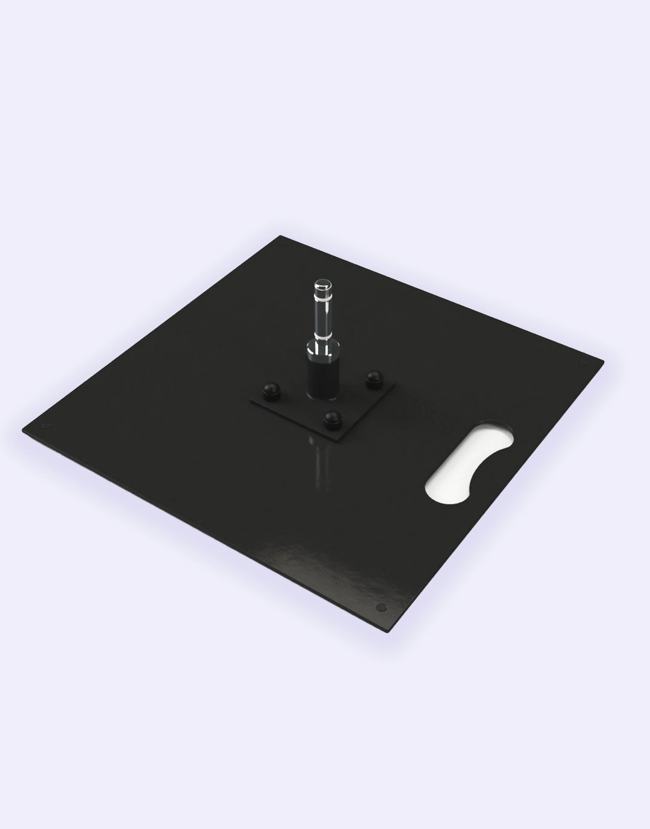 Plaque acier avec axe de rotation 5 Kg Matp03