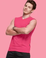 Vue 17 de T-shirt sans manches unisexe 140 g Sprint