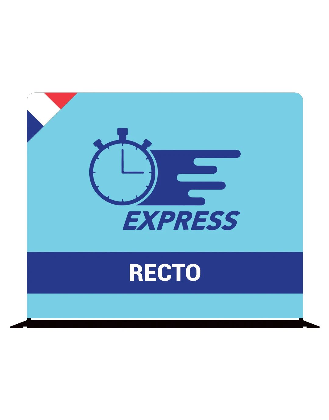 Impression HD recto fab France / express Aerostand 300Fr
