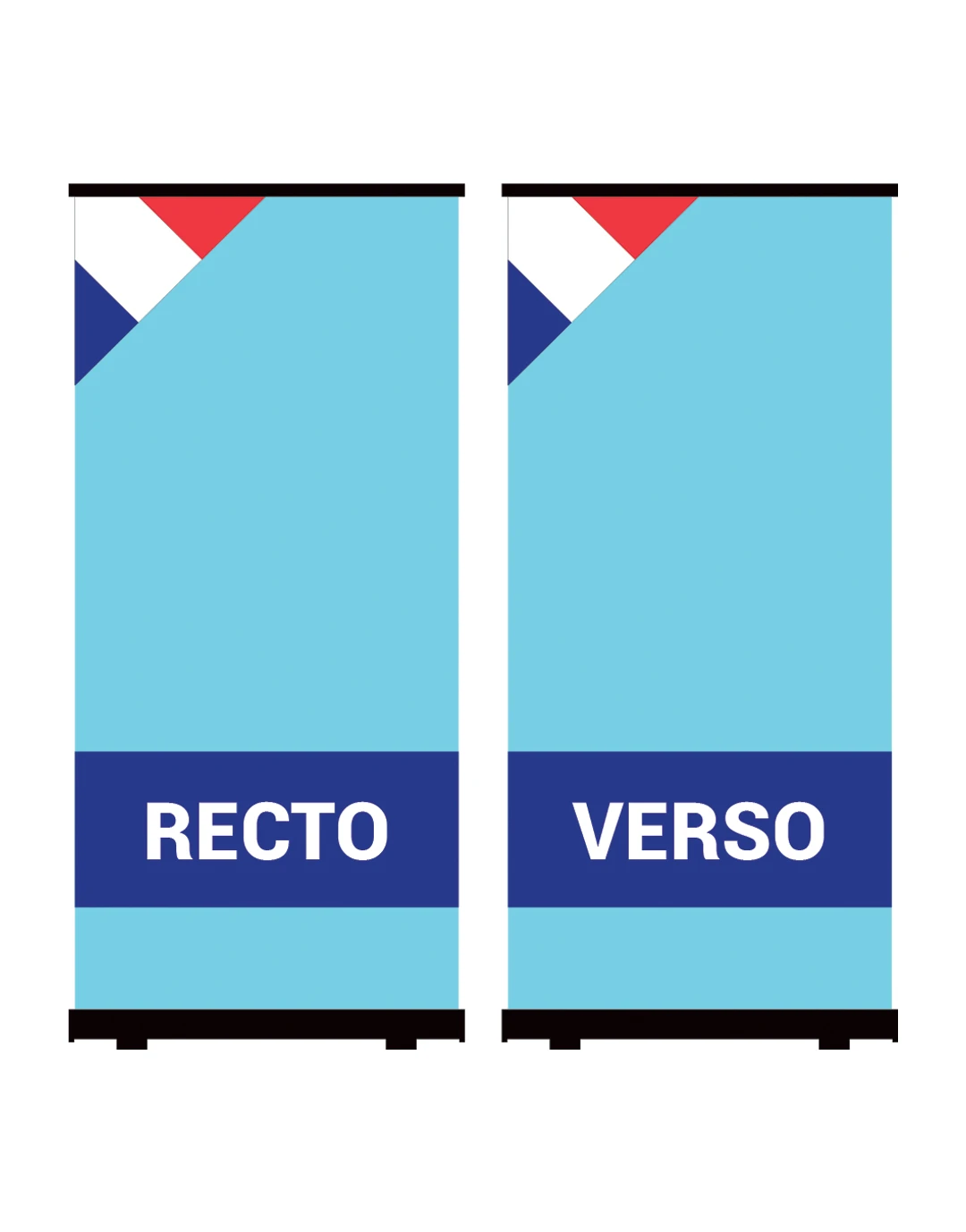 Deux affiches 100*200 pour enr double Rolltwin 100V