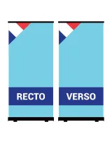 Vue 1 de Deux affiches 100*200 pour enr double Rolltwin 100V