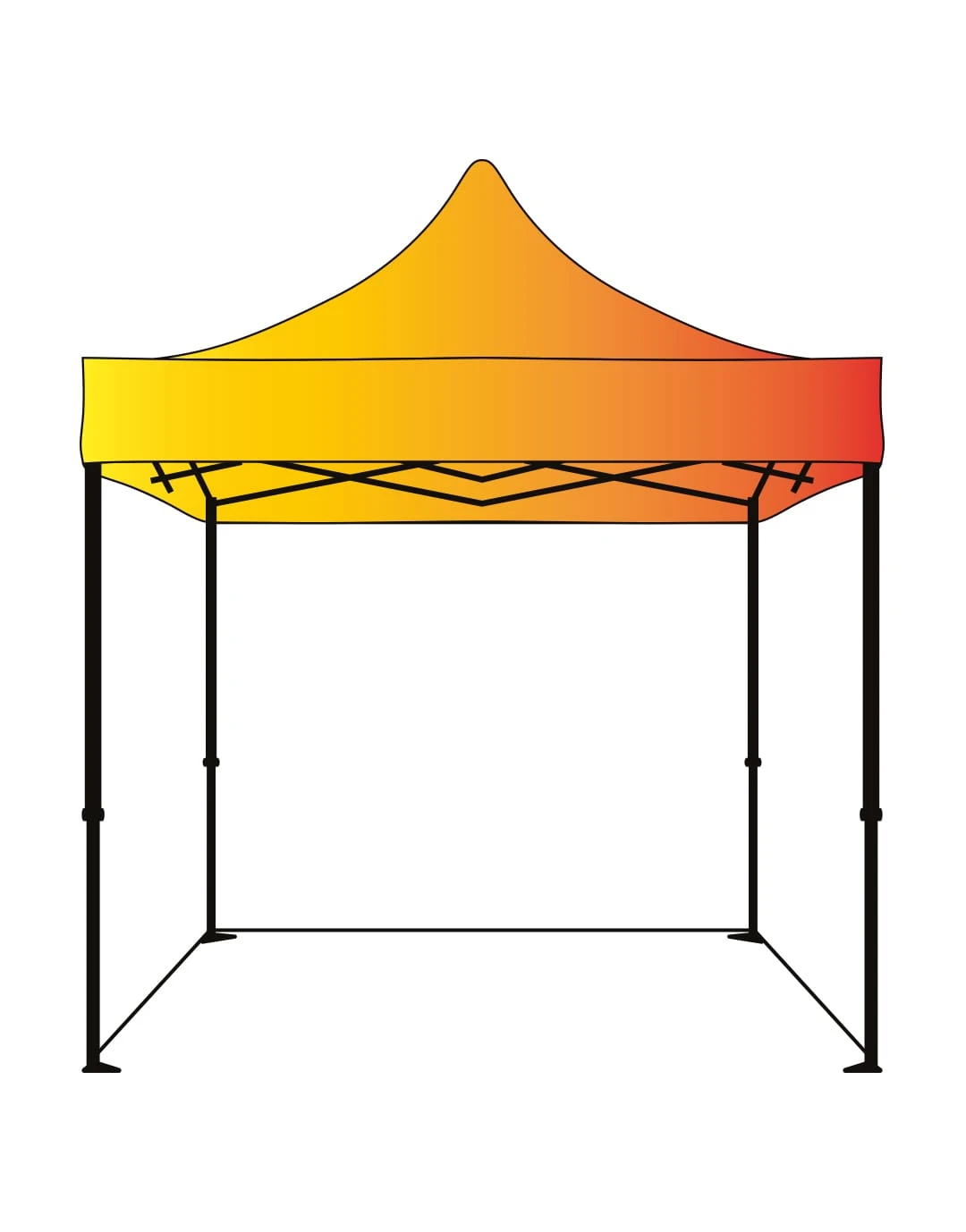 Toit polyester imprimé en sublimation Poproof 600A